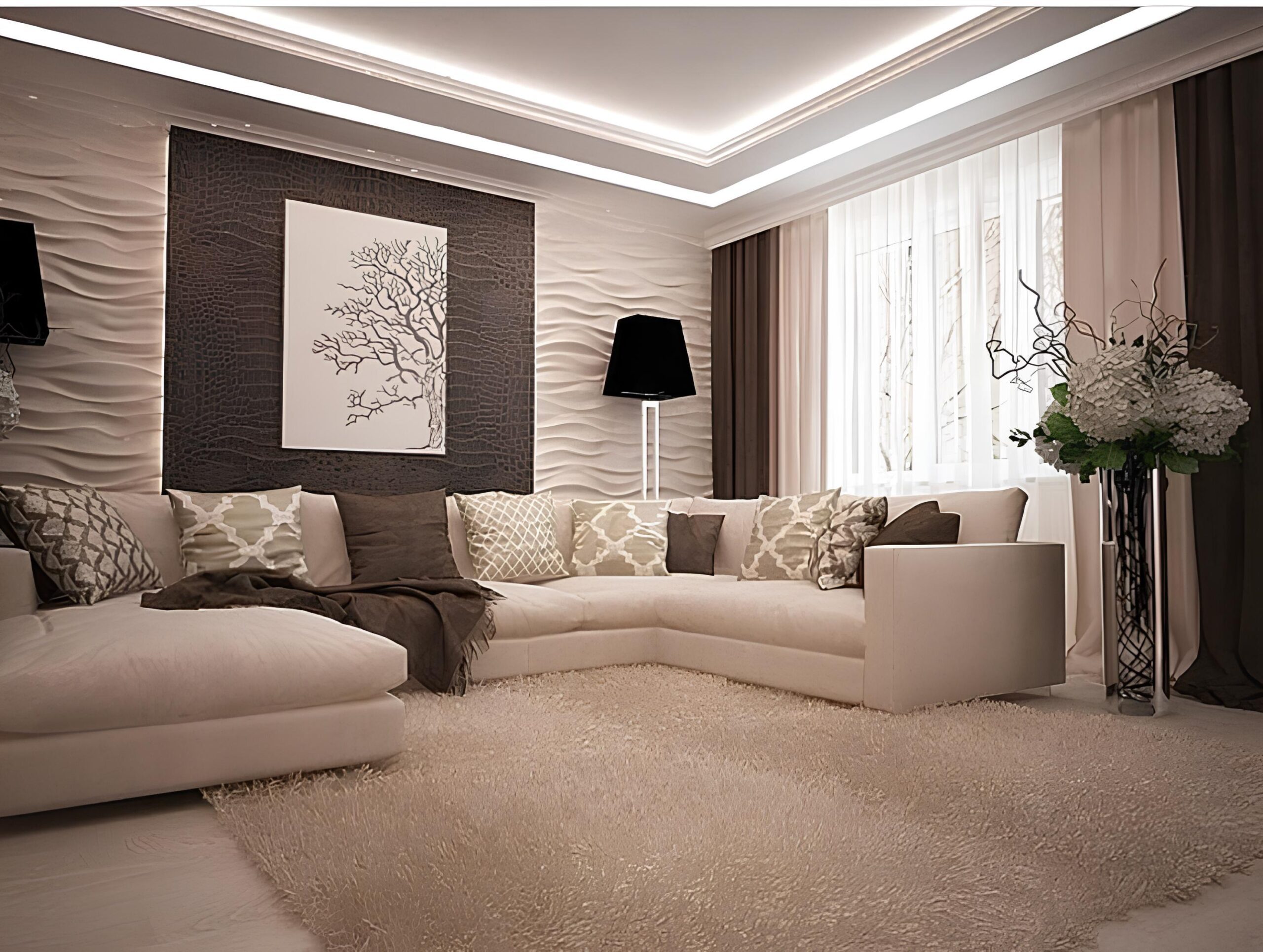 کناف سقف ساده و شیک